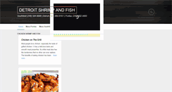 Desktop Screenshot of detroitshrimpandfish.net