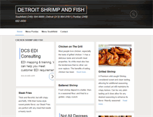 Tablet Screenshot of detroitshrimpandfish.net